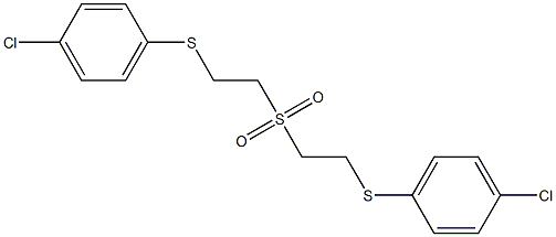 1-chloro-4-{[2-({2-[(4-chlorophenyl)thio]ethyl}sulfonyl)ethyl]thio}benzene