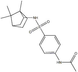 N1-(4-{[(1,7,7-trimethylbicyclo[2.2.1]hept-2-yl)amino]sulfonyl}phenyl)acetamide