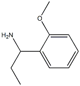 1-(2-methoxyphenyl)propan-1-amine,,结构式