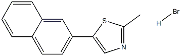 2-methyl-5-(2-naphthyl)-1,3-thiazole hydrobromide