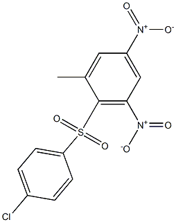 2-[(4-chlorophenyl)sulfonyl]-1-methyl-3,5-dinitrobenzene