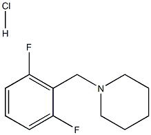 1-(2,6-difluorobenzyl)piperidine hydrochloride 结构式