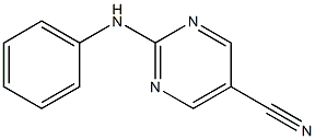 2-anilino-5-pyrimidinecarbonitrile Structure