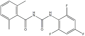 N-(2,6-dimethylbenzoyl)-N'-(2,4,6-trifluorophenyl)urea