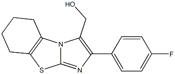 [2-(4-fluorophenyl)-5,6,7,8-tetrahydroimidazo[2,1-b][1,3]benzothiazol-3-yl]methanol