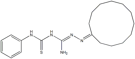 1-{amino[(anilinocarbothioyl)amino]methylidene}-2-cyclododecylidenhydrazine