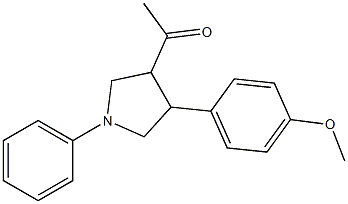 1-[4-(4-methoxyphenyl)-1-phenyltetrahydro-1H-pyrrol-3-yl]-1-ethanone