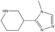 3-(4-methyl-4H-1,2,4-triazol-3-yl)piperidine Structure