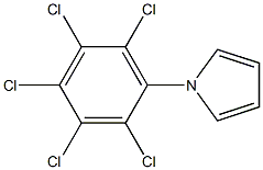 1-(2,3,4,5,6-pentachlorophenyl)-1H-pyrrole 结构式