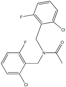 N1,N1-di(2-chloro-6-fluorobenzyl)acetamide Structure