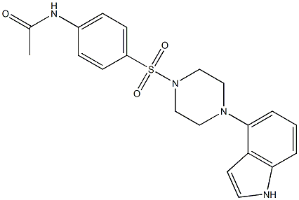 N1-(4-{[4-(1H-indol-4-yl)piperazino]sulfonyl}phenyl)acetamide