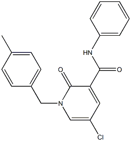 5-chloro-1-(4-methylbenzyl)-2-oxo-N-phenyl-1,2-dihydro-3-pyridinecarboxamide|