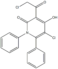 5-chloro-3-(2-chloroacetyl)-4-hydroxy-1,6-diphenyl-1,2-dihydropyridin-2-one