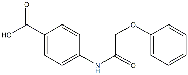 4-[(2-phenoxyacetyl)amino]benzoic acid