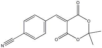 4-[(2,2-dimethyl-4,6-dioxo-1,3-dioxan-5-yliden)methyl]benzonitrile