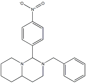 2-benzyl-1-(4-nitrophenyl)perhydropyrido[1,2-c]pyrimidine|