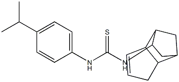 N-(4-isopropylphenyl)-N'-tricyclo[5.2.1.0~2,6~]dec-4-en-8-ylthiourea 化学構造式