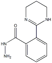2-(1,4,5,6-tetrahydropyrimidin-2-yl)benzene-1-carbohydrazide 化学構造式