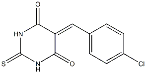 5-(4-chlorobenzylidene)-2-thioxohexahydropyrimidine-4,6-dione