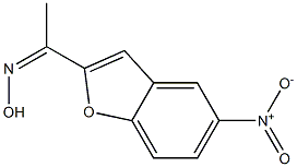 1-(5-nitrobenzo[b]furan-2-yl)ethan-1-one oxime Struktur