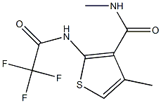  N3,4-dimethyl-2-[(2,2,2-trifluoroacetyl)amino]thiophene-3-carboxamide