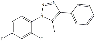 1-(2,4-difluorophenyl)-5-methyl-4-phenyl-1H-1,2,3-triazole