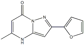 2-(2-furyl)-5-methyl-4,7-dihydropyrazolo[1,5-a]pyrimidin-7-one Structure