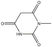 1-methyl-2,4,6(1H,3H,5H)-pyrimidinetrione Struktur