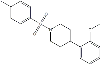 4-(2-methoxyphenyl)-1-[(4-methylphenyl)sulfonyl]piperidine