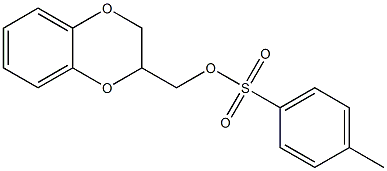 2,3-dihydro-1,4-benzodioxin-2-ylmethyl 4-methylbenzenesulfonate Structure