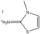 3-methyl-1,3-thiazol-2(3H)-iminium iodide Struktur