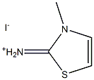 3-methyl-1,3-thiazol-2(3H)-iminium iodide Structure