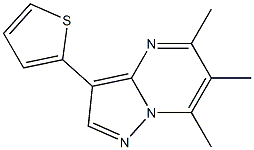 5,6,7-trimethyl-3-(2-thienyl)pyrazolo[1,5-a]pyrimidine