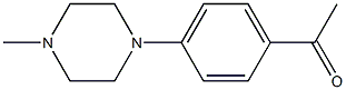 1-[4-(4-methylpiperazin-1-yl)phenyl]ethanone Struktur