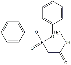 2-(diphenylphosphoryl)ethanohydrazide Struktur