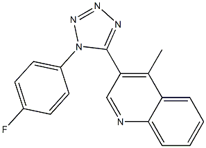 3-[1-(4-fluorophenyl)-1H-1,2,3,4-tetraazol-5-yl]-4-methylquinoline