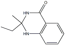 2-ethyl-2-methyl-2,3-dihydro-4(1H)-quinazolinone 结构式