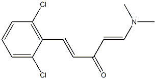 1-(2,6-dichlorophenyl)-5-(dimethylamino)penta-1,4-dien-3-one Structure
