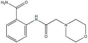 2-[(2-morpholinoacetyl)amino]benzamide Structure