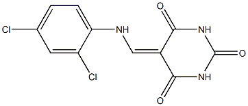 5-[(2,4-dichloroanilino)methylidene]hexahydropyrimidine-2,4,6-trione