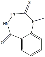 1-methyl-2-thioxo-2,3,4,5-tetrahydro-1H-1,3,4-benzotriazepin-5-one