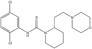 N1-(2,5-dichlorophenyl)-2-(2-morpholinoethyl)piperidine-1-carbothioamide