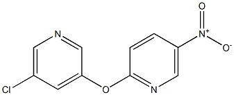 2-[(5-chloropyridin-3-yl)oxy]-5-nitropyridine,,结构式