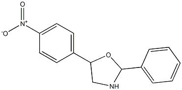 5-(4-nitrophenyl)-2-phenyl-1,3-oxazolane 化学構造式