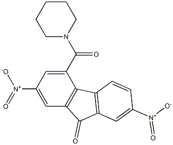 2,7-dinitro-4-(piperidinocarbonyl)-9H-fluoren-9-one|