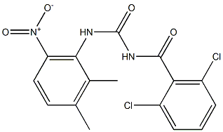 N-(2,6-dichlorobenzoyl)-N'-(2,3-dimethyl-6-nitrophenyl)urea