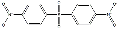 1-nitro-4-[(4-nitrophenyl)sulfonyl]benzene 化学構造式