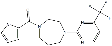 2-thienyl{4-[4-(trifluoromethyl)pyrimidin-2-yl]-1,4-diazepan-1-yl}methanone