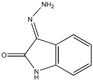 1H-indole-2,3-dione 3-hydrazone Struktur
