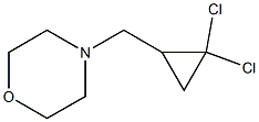 4-[(2,2-dichlorocyclopropyl)methyl]morpholine Struktur